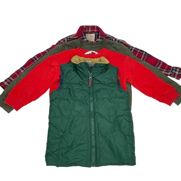 Boys winter tops size's 2T-5T Bundle of 4 (different brands) - Picture 1 of 12